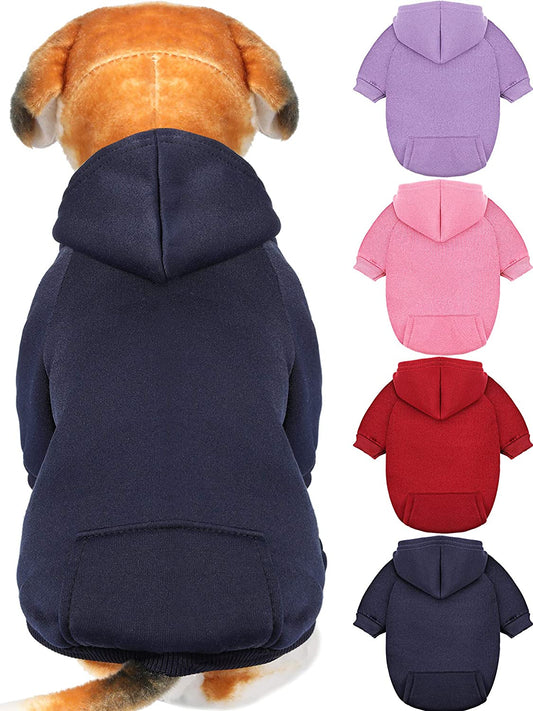 Mini Look Invernales - Pack de 4 Suéteres y Hoodies para Perros Pequeños