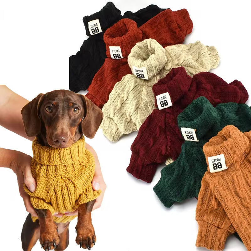 Dog Sweater Turtleneck 